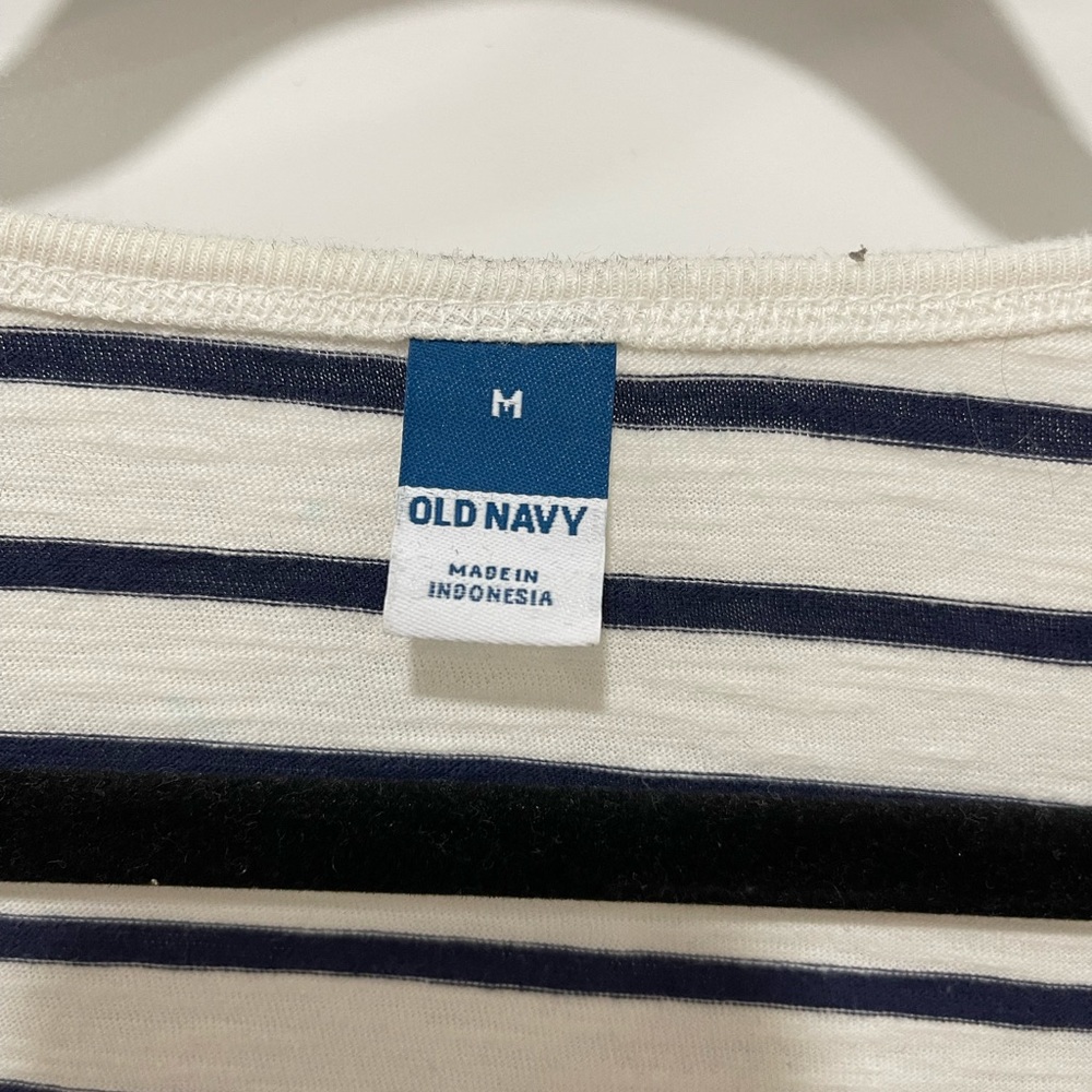 Striped Button Tee - Picture 3 of 5